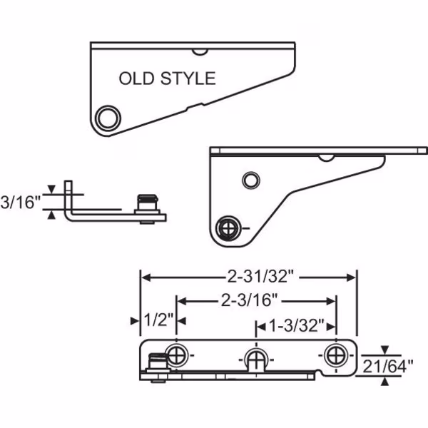 Snap On Stud Type Bracket